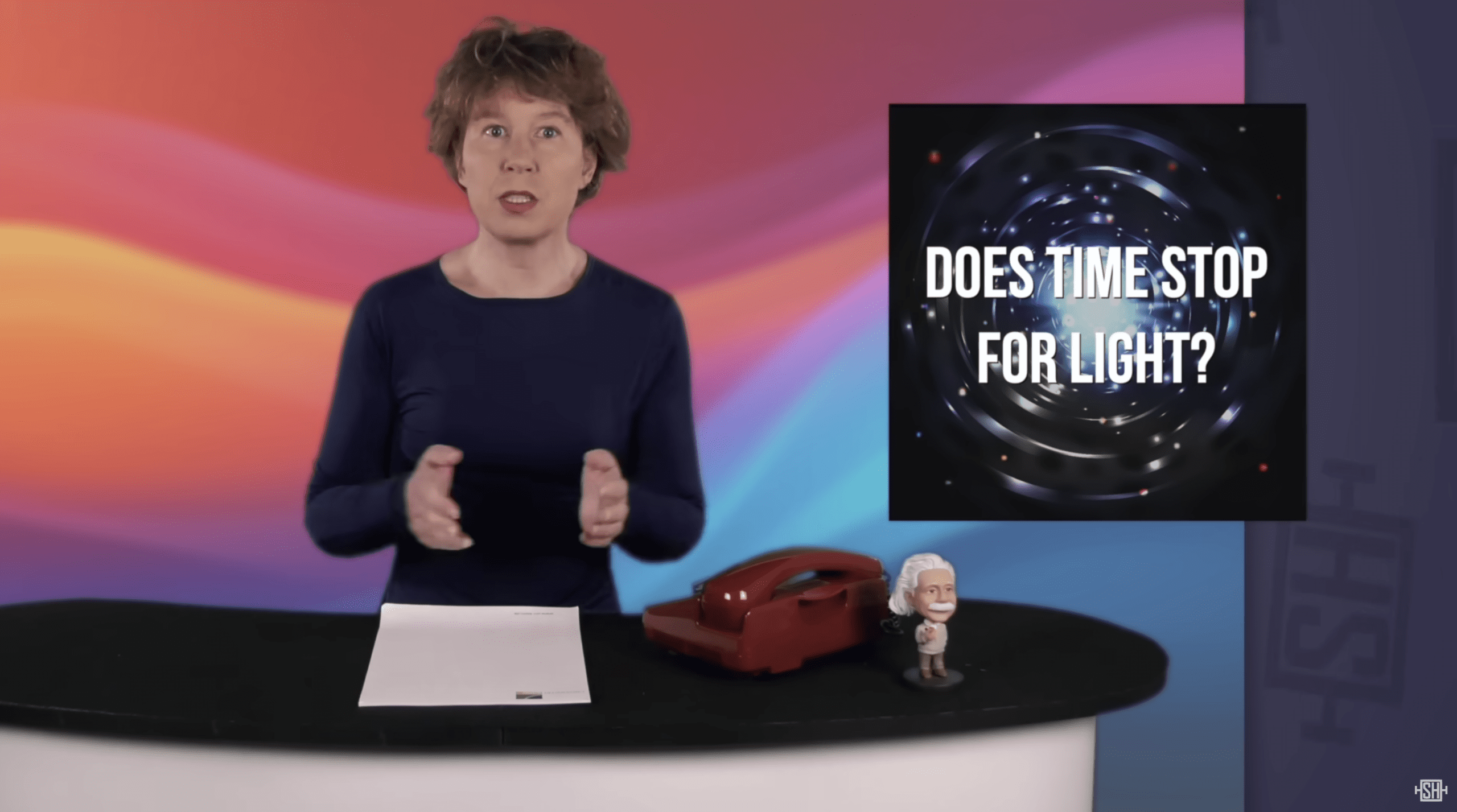 Time stops at the speed of light
